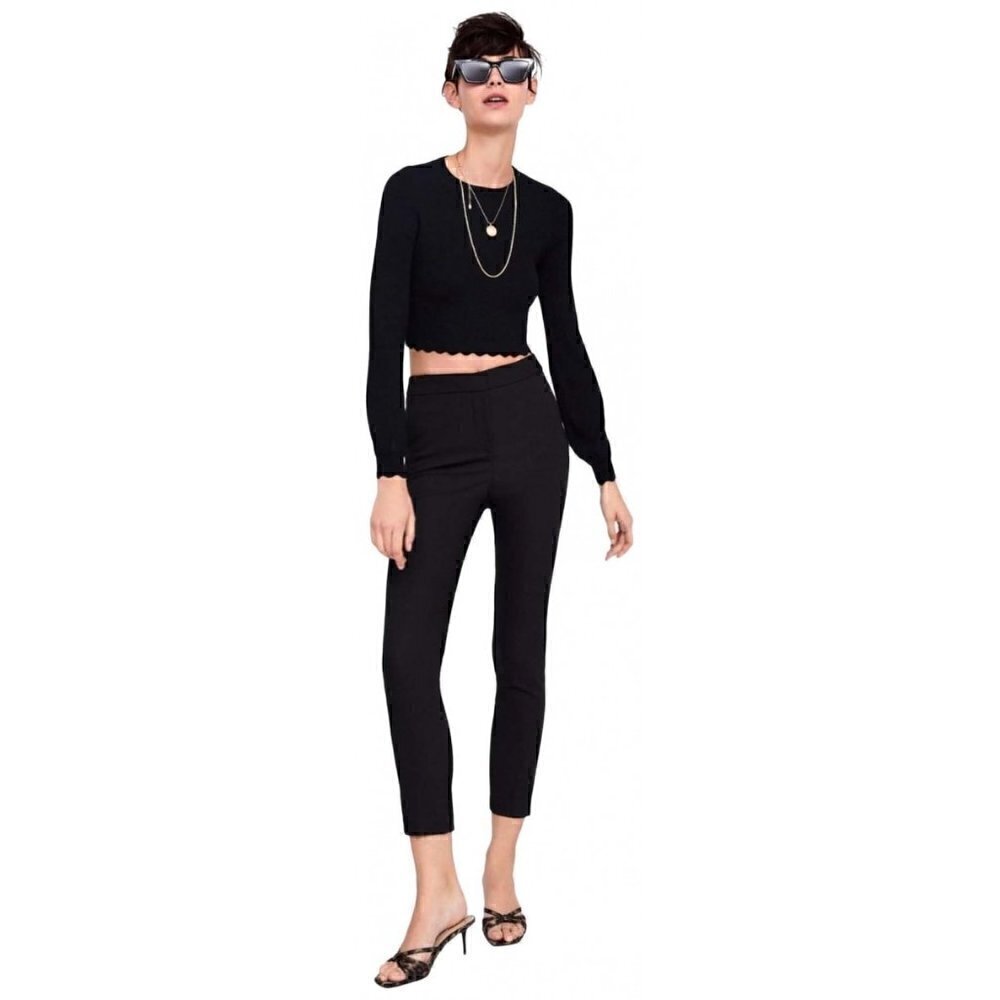 black not specified zara trousers​